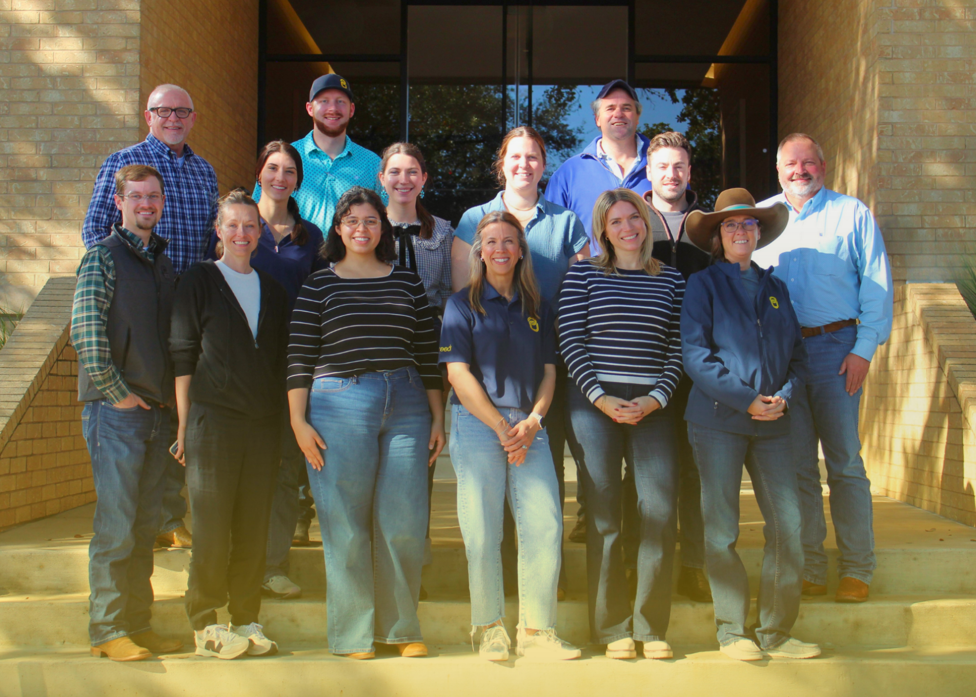 Team Photo without Ian - Yellow Gradient